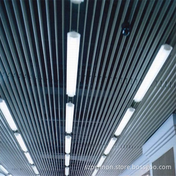 Artistic strong design ceiling Suspended Ceiling Tube line Baffle Ceiling